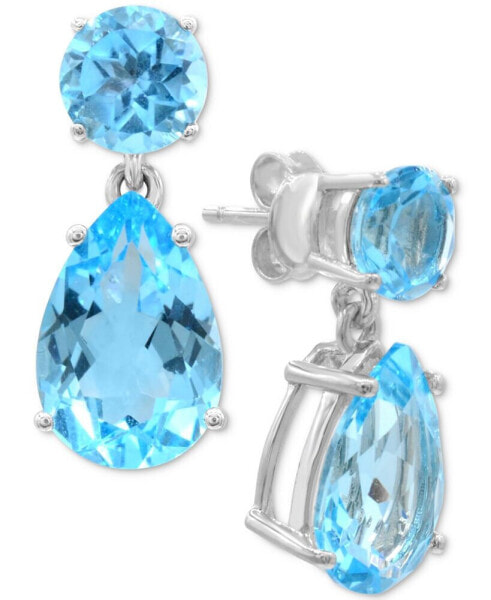 Серьги Macy's Blue Topaz