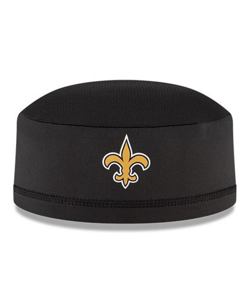 Men's Black New Orleans Saints NFL Training Skully Cap