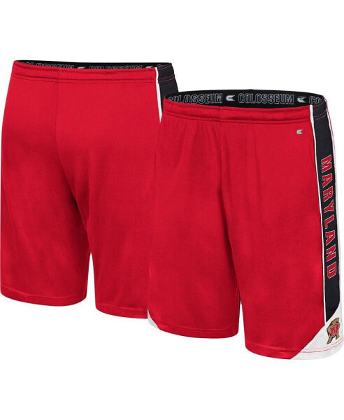 Men's Red Maryland Terrapins Haller Shorts