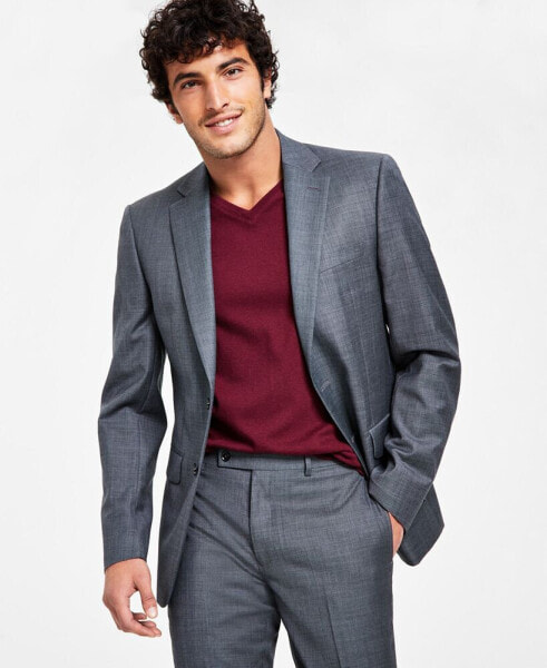 Men's Slim-Fit Wool-Blend Stretch Suit Jackets