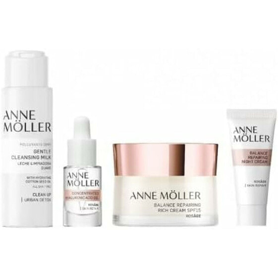 Косметический набор универсальный Anne Moller Rosâge Balance Rich Repairing Cream 4 Предметы