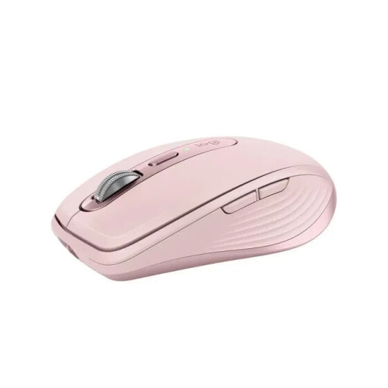 Kabellose Maus LOGITECH MX Anywhere 3S Bluetooth geruschlose Klicks 6 Tasten Pink