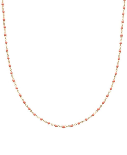 Giani Bernini enamel Bead Collar Necklace, 16" + 2" extender, Created for Macy's