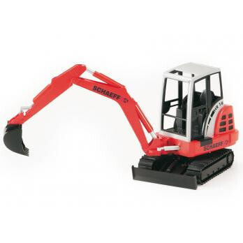 Bruder Schaeff HR16 Mini excavator - Black,Red,White - ABS synthetics - 3 yr(s) - 1:16 - 102 mm - 355 mm