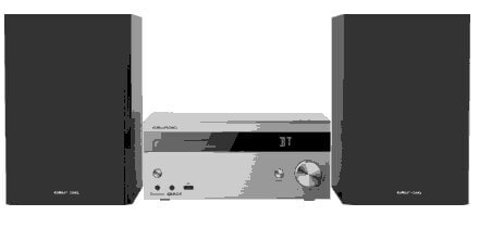 Grundig CMS 4500 BT DAB+ - Home audio micro system - Black,Silver - 100 W - 6 ? - DAB+,PLL,UKW - VFD