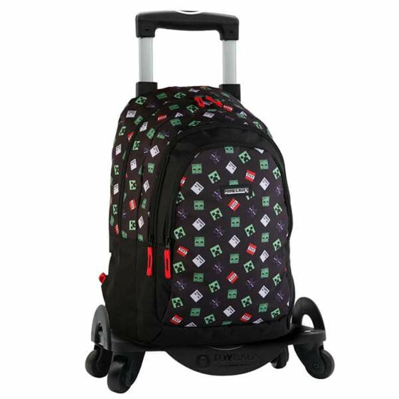 Школьный рюкзак с колесиками Minecraft TNT 44 x 30 x 20 cm