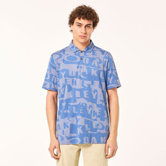 OAKLEY APPAREL Ransom Jacquard short sleeve polo