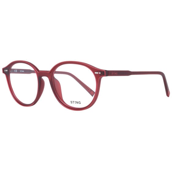 Sting Brille VST086 U83M 51 Unisex Rot