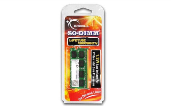 G.Skill 4GB DDR3-1600 - 4 GB - 1 x 4 GB - DDR3 - 1600 MHz - 204-pin SO-DIMM