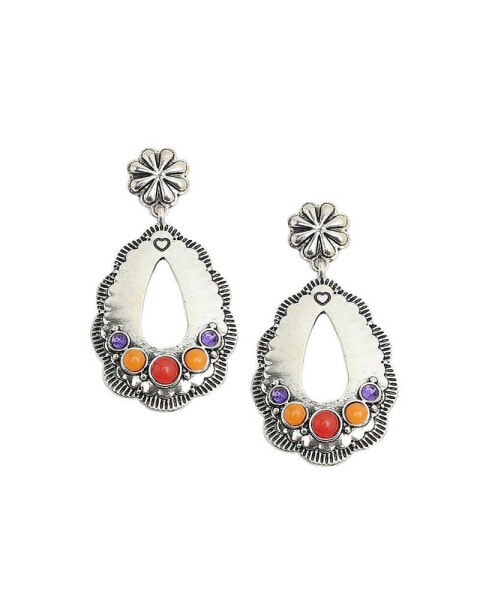 Women's Floral Drop Earrings