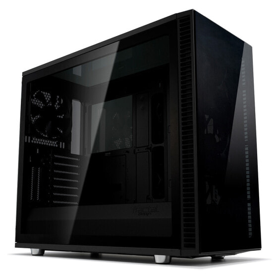 Fractal Design Define S2 Vision - Blackout - Midi Tower - PC - Black - ATX - EATX - ITX - micro ATX - Multi - 18.5 cm