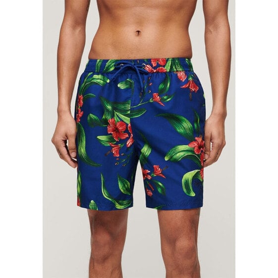 SUPERDRY Hawaiian Print 17´´ Swimming Shorts