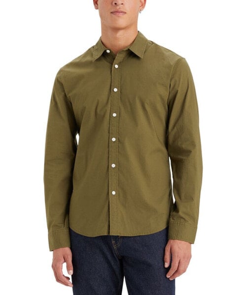 Men's Battery Housemark Stretch Slim-Fit Shirt
