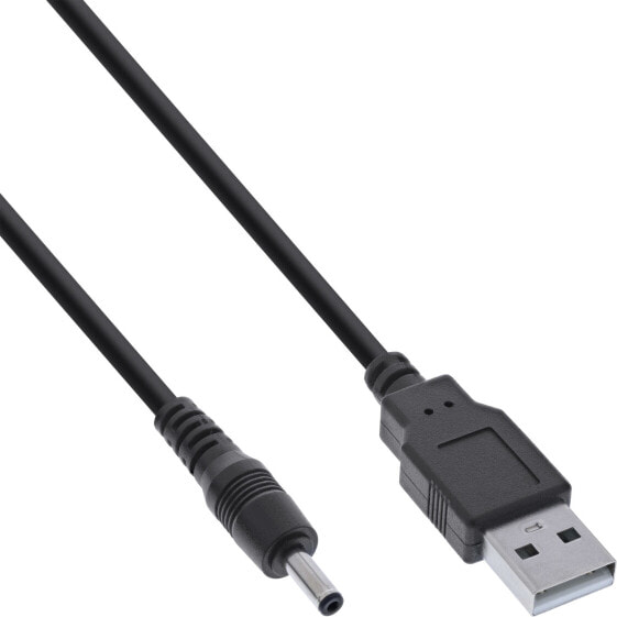 InLine USB DC power adapter cable - USB A male to DC 3.5x1.35mm 2m