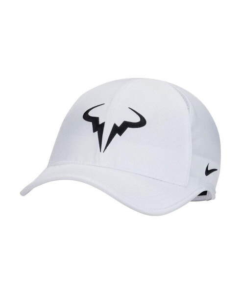 Men's White Rafael Nadal Featherlight Club Performance Adjustable Hat