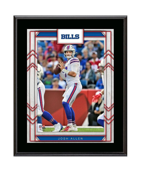 Панно для интерьера Fanatics Authentic с изображением игрока Josh Allen Buffalo Bills 10,5" x 13"