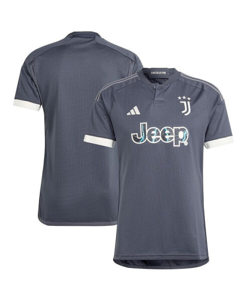 Футболка для малышей Adidas Juventus 2023/24 серого цвета