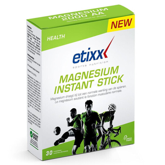 ETIXX Magnesium Instant 30 Units Neutral Flavour Tablets Box