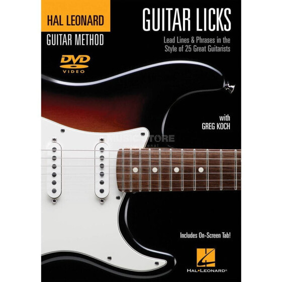 Hal Leonard Guitar Licks Greg Koch, DVD