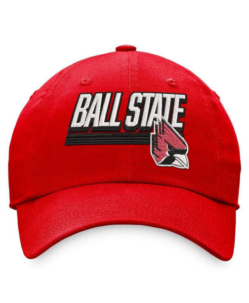 Men's Cardinal Ball State Cardinals Slice Adjustable Hat