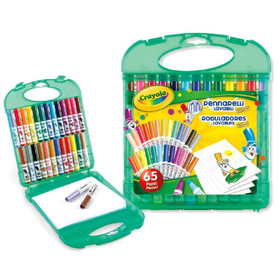 Crayola Washable Markers Case Смываемые фломастеры в подарочном кейсе