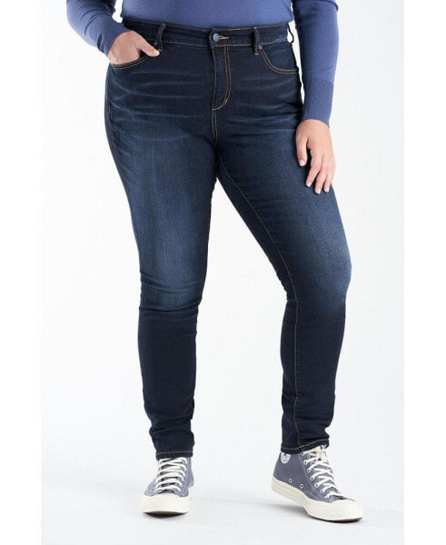 Джинсы SLINK Jeans с высокой посадкой и зауженными брючинами
