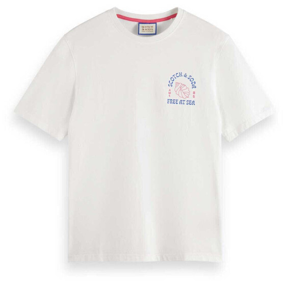 SCOTCH & SODA Left Chest Artwork T-Shirt short sleeve T-shirt