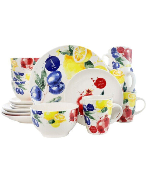 Elama Tuscan Amore 16Pc Dinnerware Set