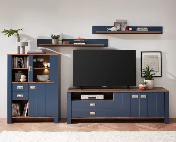 Wohnwand Haglund 4-teilig - Highboard