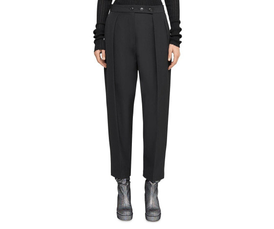 3.1 Phillip Lim 303545 Womens High Waist Tapered Pants size 4 Black