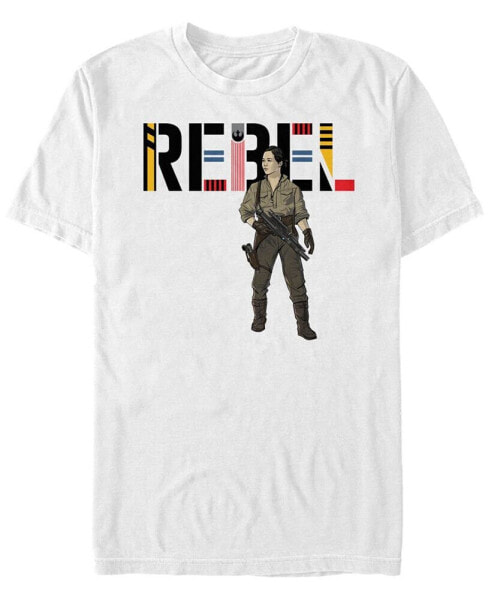 Men's Star Wars The Rise of Skywalker Rebel Rose Short Sleeve T-shirt