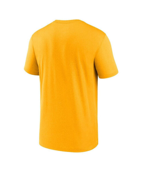 Men's Gold LSU Tigers Primetime Legend Alternate Logo T-Shirt