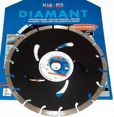 Mar-Pol Diam Shield 350x25,4x10 Черный Сегмент / МП