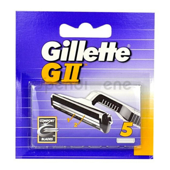 Сменные лезвия для бритья GII Gillette Ii (5 pcs)