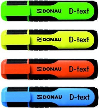 Donau Zakreślacz, textmarker kpl. 4 szt. w etui (14K122X)