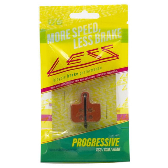 LESS Progressive Sram Level/Ultimate Disc Brake Pads With Ceramic Treatment