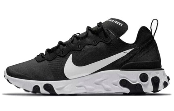 Кроссовки женские Nike React Element 55 低帮 BQ2728-003 черно-белые