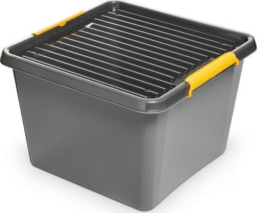 Хранилище для вещей ORPLAST Solidstore box 32л, серый