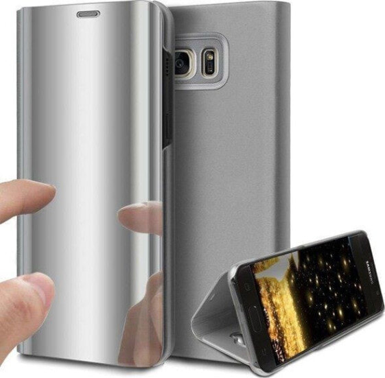 Чехол для смартфона Etui Clear View Huawei P40 серебристый /silver