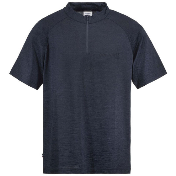 DOLOMITE Cristallo Merino Zip short sleeve T-shirt