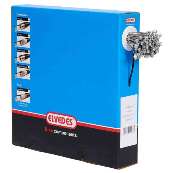 ELVEDES 1x19 Wires Stainless With T-Nipple 7×6 Brake Cable 100 Units