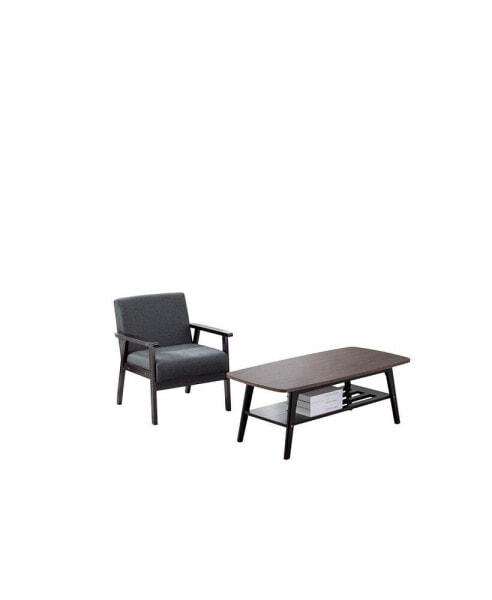 Bahamas Espresso Coffee Table And Chair Set