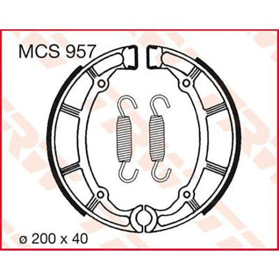 TRW Yamaha XJ 650 84 Rear Brake Shoe