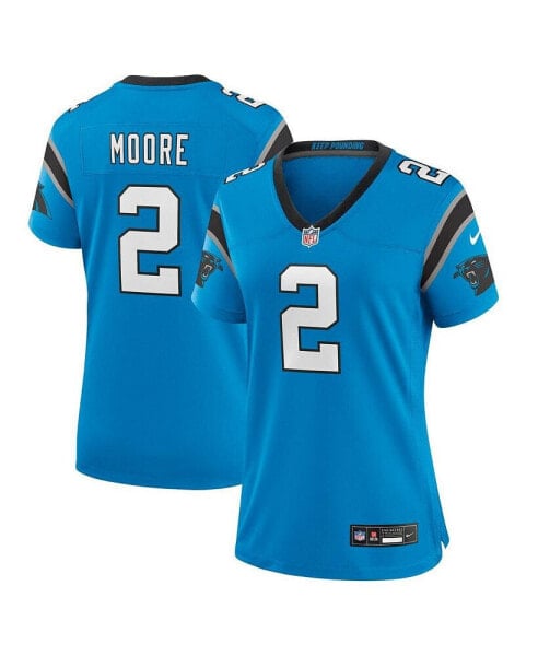 Women's D.J. Moore Blue Carolina Panthers Player Jersey