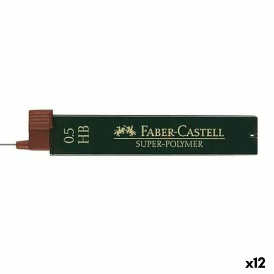 Карандаш заменитель шахты Faber-Castell Super-Polymer HB 0,5 мм (12 штук)