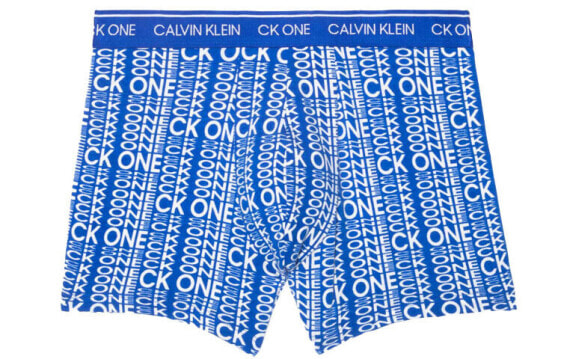 Трусы мужские Calvin Klein Logo 低腰贴身平角内裤 синие