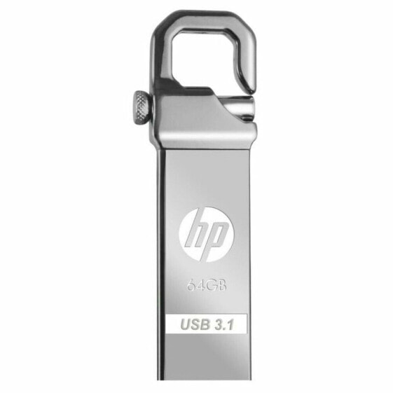 USВ-флешь память HP HPFD750W-64 Сталь 64 Гб (1 штук) 64GB