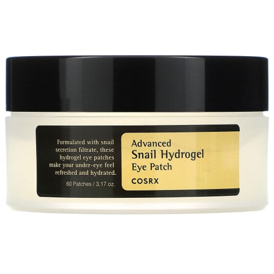 Advanced Snail Hydrogel Eye Patch, 60 Patches, 3.17 oz (90 g)