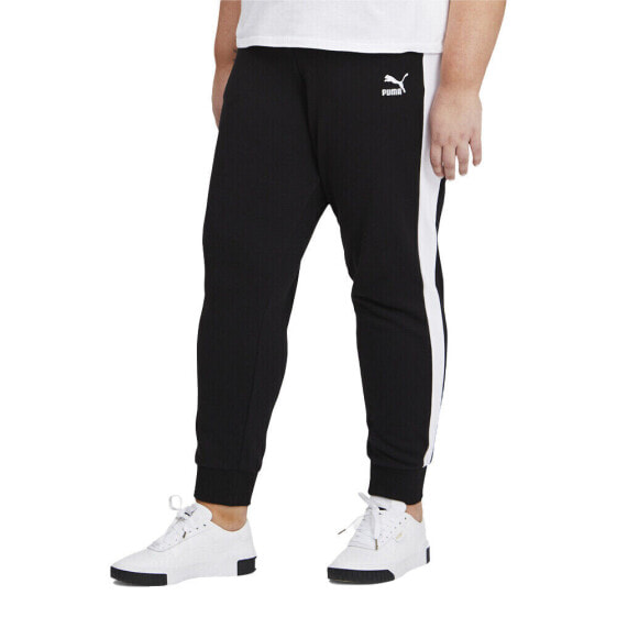 Puma Iconic T7 Track Pants Womens Black Casual Athletic Bottoms 58946401