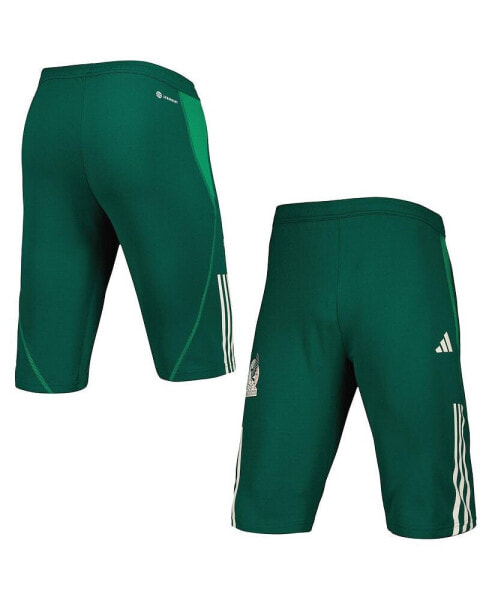 Шорты мужские Adidas сборной Мексики тренировочные AEROREADY полуприлегающие в зеленом цвете